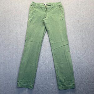 Cabi Women's Green Low Rise Stretch Skinny Pants Size 0,Pockets,Zipper